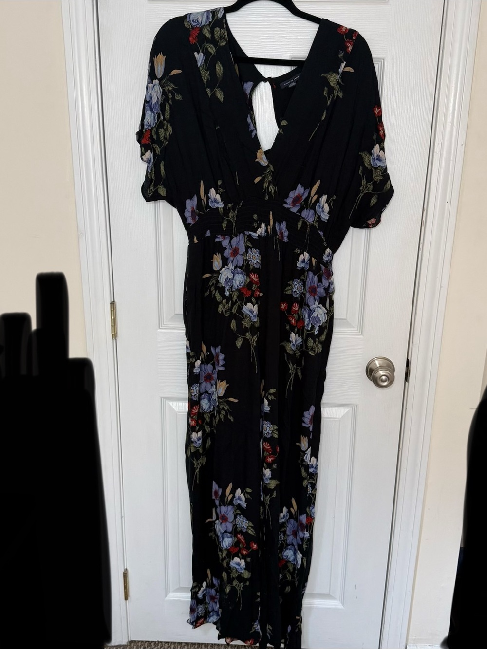 Women’s Black Floral Jumpsuit